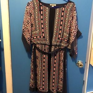 Colorful flowing dress